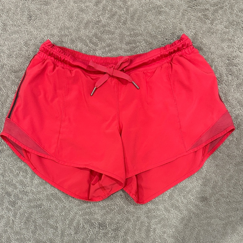 lululemon athletica Red Athletic Shorts